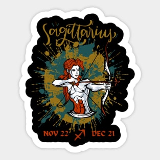 Perfect gift for a Sagittarian Sticker